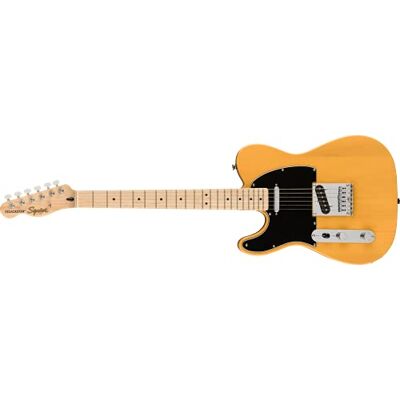 Fender Squier Affinity Series Telecaster Lefthand MN Butterscotch Blonde Elektrische gitaar voor linkshandigen Linkshandige telecaster, esdoorn toets, butterscotch blonde, beginner gitaar, 2 jaar garantie, -ontworpen pickups Fender Squier Affinity Series Telecaster Lefthand MN Butterscotch Blonde Elektrische gitaar voor linkshandigen Linkshandige telecaster, esdoorn toets, butterscotch blonde, beginner gitaar, 2 jaar garantie, -ontworpen pickups