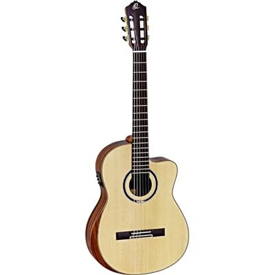 Ortega Guitars ORTEGA The Privat Room Concertgitaar 4/4 met ingebouwde armsteun Preamp elektronica natuurlijke ceder inclusief tas en lederen riem (Stripedsu.C/E) Ortega Guitars ORTEGA The Privat Room Concertgitaar 4/4 met ingebouwde armsteun Preamp elektronica natuurlijke ceder inclusief tas en lederen riem (Stripedsu.C/E)