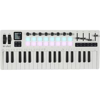 M-VAVE SMK-37 Pro Bluetooth midi-keyboard met ingebouwde FM-synthesizer M-VAVE SMK-37 Pro Bluetooth midi-keyboard met ingebouwde FM-synthesizer