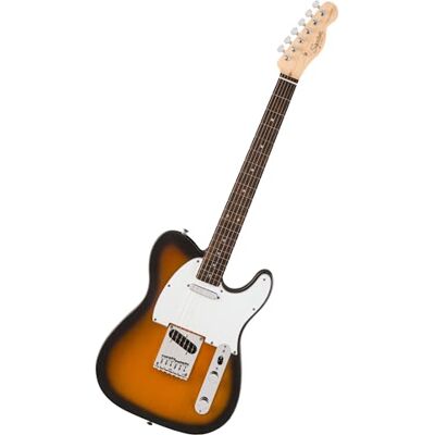 Fender Squier Debut Series Telecaster® Electric Guitar, Beginner Guitar, with 2-Year warranty, 2-Colour Sunburst Elektrische gitaar voor beginners, gratis virtuele lessen, gemakkelijk te spelen handvat, tweekleurige Sunburst-afwerking Fender Squier Debut Series Telecaster® Electric Guitar, Beginner Guitar, with 2-Year warranty, 2-Colour Sunburst Elektrische gitaar voor beginners, gratis virtuele lessen, gemakkelijk te spelen handvat, tweekleurige Sunburst-afwerking