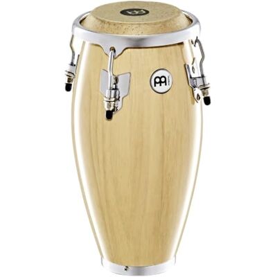 Meinl Percussion Mini Conga Instrument Zeer kleine handtrommel met buffelvacht diameter 11,5 cm Siam Eiken, Natuur (MC100NT) Meinl Percussion Mini Conga Instrument Zeer kleine handtrommel met buffelvacht diameter 11,5 cm Siam Eiken, Natuur (MC100NT)