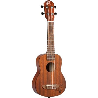 Ortega Guitars Concert Ukelele akoestisch Bonfire Series Sapeledeken met lasergegraveerd motief (RU5MM) Nylon snaren, sapele-plafond & body satijnen afwerking, RU5MM-SO Ortega Guitars Concert Ukelele akoestisch Bonfire Series Sapeledeken met lasergegraveerd motief (RU5MM) Nylon snaren, sapele-plafond & body satijnen afwerking, RU5MM-SO
