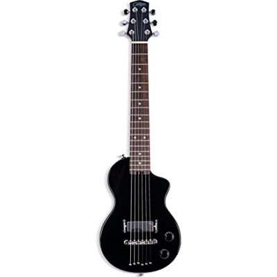 Carry-on Blackstar BA226016 Mini Jet Zwart elektrische gitaar Perfect voor kinderen en volwassenen, beginners en reizen Carry-on Blackstar BA226016 Mini Jet Zwart elektrische gitaar Perfect voor kinderen en volwassenen, beginners en reizen