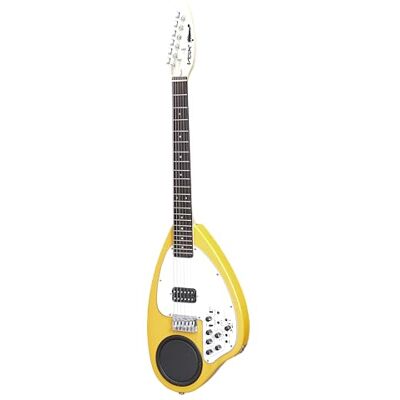 Vox APC-1 elektrische gitaar met geïntegreerde versterker en luidspreker, effecten en ritmemachine oranje Vox APC-1 elektrische gitaar met geïntegreerde versterker en luidspreker, effecten en ritmemachine oranje