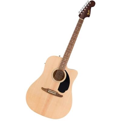 Fender California Debuut Redondo Dreadnought met cutaway akoestische gitaar CE, sparren top, zwarte slagplaat, natuurlijk California Series, ingebouwde tuner, akoestisch-elektrisch, 2 jaar garantie, ideale startgitaar, comfortabele cutaway body Fender California Debuut Redondo Dreadnought met cutaway akoestische gitaar CE, sparren top, zwarte slagplaat, natuurlijk California Series, ingebouwde tuner, akoestisch-elektrisch, 2 jaar garantie, ideale startgitaar, comfortabele cutaway body
