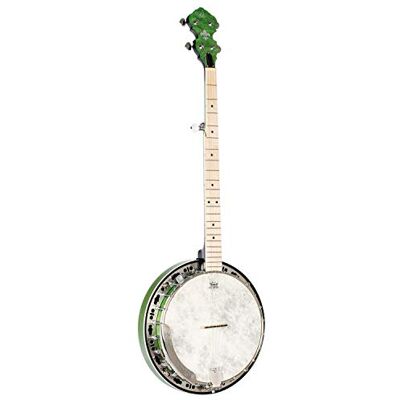 Ortega Guitars ORTEGA Falcon Series Banjo Transparant Green (OBJE400TGR) Ortega Guitars ORTEGA Falcon Series Banjo Transparant Green (OBJE400TGR)