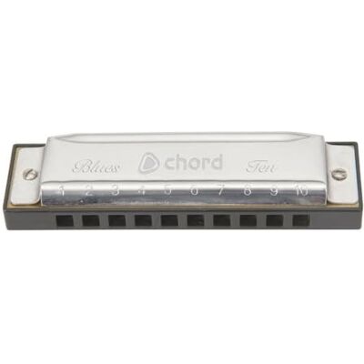 Chord Mondharmonica met 10 gaten en etui G Chord Mondharmonica met 10 gaten en etui G