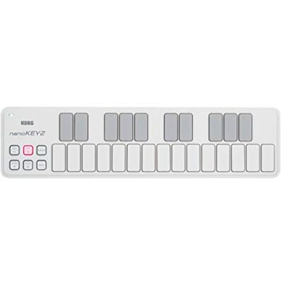 Korg NANOKEY2-WH USB-controller met 25 toetsen wit Korg NANOKEY2-WH USB-controller met 25 toetsen wit