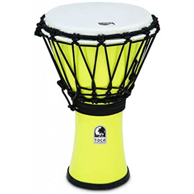 TOCA TO803322 Djembe Freestyle Colorsound Pastel 7" Pastel Geel TFCDJ-7PY TOCA TO803322 Djembe Freestyle Colorsound Pastel 7" Pastel Geel TFCDJ-7PY