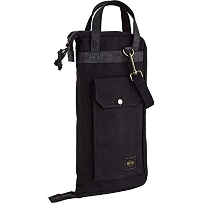Meinl Percussion Meinl Cymbals Drumstick Bag — Waxed Canvas Collection — voor stokken, hamers, borstels en staven, zware stof met schouderriem plus vloer Tom haken, 2 jaar garantie (MWSBK) Meinl Percussion Meinl Cymbals Drumstick Bag — Waxed Canvas Collection — voor stokken, hamers, borstels en staven, zware stof met schouderriem plus vloer Tom haken, 2 jaar garantie (MWSBK)