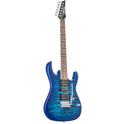 Ibanez GIO RG Series GRX70QA-TBB Elektrische gitaar Transparant Blue Burst Ibanez GIO RG Series GRX70QA-TBB Elektrische gitaar Transparant Blue Burst