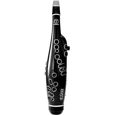 TAHORNG Elesa Elektronische saxofoon, digitaal blaasinstrument, 20 geluiden, ingebouwde luidspreker, bluetooth (zwart) TAHORNG Elesa Elektronische saxofoon, digitaal blaasinstrument, 20 geluiden, ingebouwde luidspreker, bluetooth (zwart)
