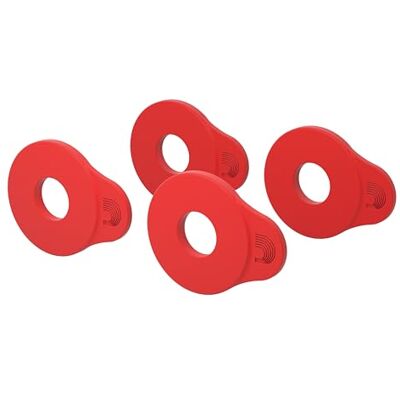 D'Addario Flex Lock Strap Blocks Vergrendelt riemen op hun plaats Bescherm uw instrument zonder aanpassingen of hardware Eenvoudig te bevestigen Set van 4 blokken Rood D'Addario Flex Lock Strap Blocks Vergrendelt riemen op hun plaats Bescherm uw instrument zonder aanpassingen of hardware Eenvoudig te bevestigen Set van 4 blokken Rood