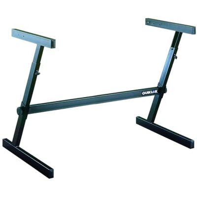 QUIK LOK Z/716L Keyboard-standaard (Z-standaard, één niveau, extra breed, in hoogte verstelbaar) QUIK LOK Z/716L Keyboard-standaard (Z-standaard, één niveau, extra breed, in hoogte verstelbaar)
