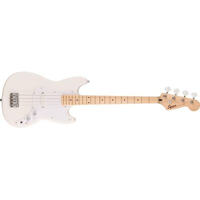 Fender Squier Sonic Bronco Bass MN Arctic White 4-snarige elektrische bas Fender Squier Sonic Bronco Bass MN Arctic White 4-snarige elektrische bas