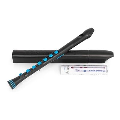 Nuvo N320RDBBL Recorder Plus met blauwe rand, zwart Nuvo N320RDBBL Recorder Plus met blauwe rand, zwart
