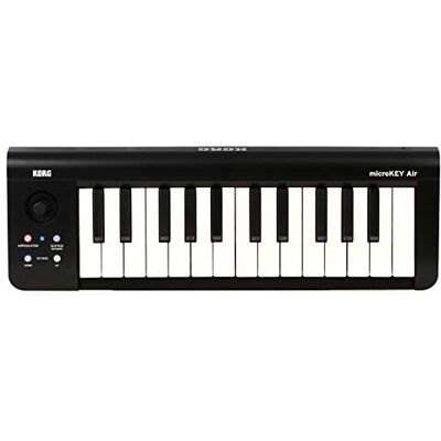Korg MICROKEY2-25AIR Bluetooth draadloze en USB MIDI-controller 25 toetsen zwart Korg MICROKEY2-25AIR Bluetooth draadloze en USB MIDI-controller 25 toetsen zwart