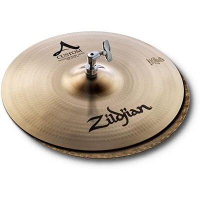 Zildjian A Custom Series 14 Inch Mastersound Hi-Hat bekkens Paar Zildjian A Custom Series 14 Inch Mastersound Hi-Hat bekkens Paar