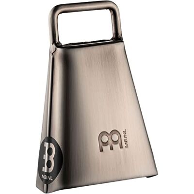 Meinl Percussion Handheld Cowbell Instrument Zeer kleine aanslag gidiofoon Lengte 4,5 inch Met handvat Staal, Zilver (STB45HA-CB) Meinl Percussion Handheld Cowbell Instrument Zeer kleine aanslag gidiofoon Lengte 4,5 inch Met handvat Staal, Zilver (STB45HA-CB)