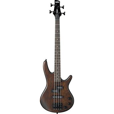 Ibanez GSRM20 GIO Series MiKro Short Scale Elektrische Bass Gitaar Walnoot Flat Finish, 3/4 Ibanez GSRM20 GIO Series MiKro Short Scale Elektrische Bass Gitaar Walnoot Flat Finish, 3/4