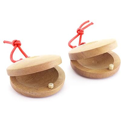 Tiger CAS14-NT houten castagnetten Vingerklapper, geschikt voor kinderen Tiger CAS14-NT houten castagnetten Vingerklapper, geschikt voor kinderen