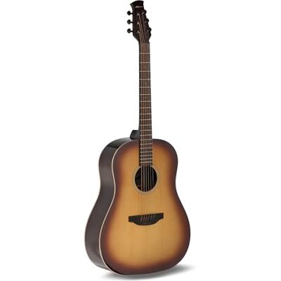 Applause akoestische gitaar Jump Slope Shoulder D Gloss bovenblad massief sparrenhout achterblad ovangkol Vintage Cherry hoogglans AAS-69-VC Applause akoestische gitaar Jump Slope Shoulder D Gloss bovenblad massief sparrenhout achterblad ovangkol Vintage Cherry hoogglans AAS-69-VC
