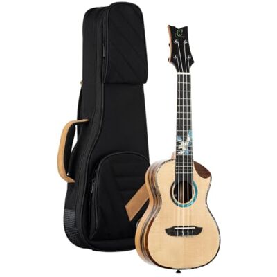 Ortega Guitars , 4-String Private Room Elite Series Concert Akoestisch-Elektrische Ukulele w/Bag, Rechts, (EAGLESUITE-U) Ortega Guitars , 4-String Private Room Elite Series Concert Akoestisch-Elektrische Ukulele w/Bag, Rechts, (EAGLESUITE-U)