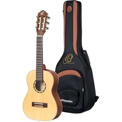Ortega Guitars ORTEGA Family Series Concertgitaar 1/4 Lefty natuur incl. tas (R121-1/4-L) Ortega Guitars ORTEGA Family Series Concertgitaar 1/4 Lefty natuur incl. tas (R121-1/4-L)
