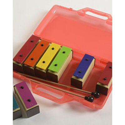 Percussion Plus Multi Color Chime Bar (Set van 8) Percussion Plus Multi Color Chime Bar (Set van 8)