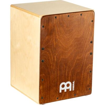 Meinl Percussion Jam Cajon Instrument kleine drumbox voor kinderen en volwassenen tot 1,50 m speeloppervlak amandelberk (JC50AB) Meinl Percussion Jam Cajon Instrument kleine drumbox voor kinderen en volwassenen tot 1,50 m speeloppervlak amandelberk (JC50AB)