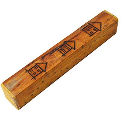 A-Star Handgemaakte Authentieke Houten Regenstok Houten Blok 25cm Geluidseffectinstrument A-Star Handgemaakte Authentieke Houten Regenstok Houten Blok 25cm Geluidseffectinstrument