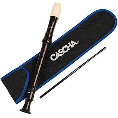 CASCHA Plastic Soprano Recorder brown German fingering CASCHA Plastic Soprano Recorder brown German fingering
