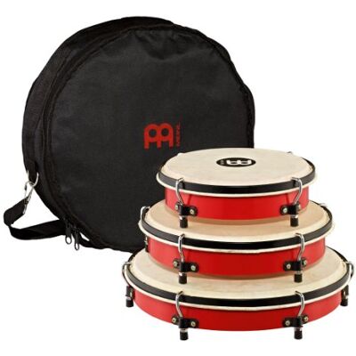 Meinl Percussion PL-SET Plenera Set, 3-delig (20,32 cm (8 inch) Quinto, 25,4 cm (10 inch) Seguidor, 30,48 cm (12 inch) Tumbador), incl. nylon tas Meinl Percussion PL-SET Plenera Set, 3-delig (20,32 cm (8 inch) Quinto, 25,4 cm (10 inch) Seguidor, 30,48 cm (12 inch) Tumbador), incl. nylon tas