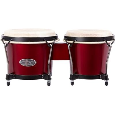 TOCA Synergy Wood Bongos 6" & 6 3/4 Matte Racing Red 2100RRD TOCA Synergy Wood Bongos 6" & 6 3/4 Matte Racing Red 2100RRD