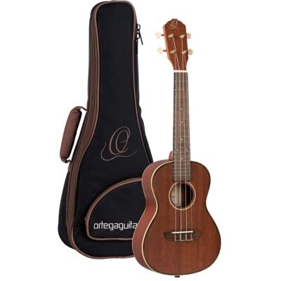 Ortega Guitars concert ukelele Timber Series inclusief gigbag massief mahoniehout (RU11) Ortega Guitars concert ukelele Timber Series inclusief gigbag massief mahoniehout (RU11)