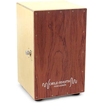 World Rhythm Brown Cajon Drum met verstelbare Snare World Rhythm Brown Cajon Drum met verstelbare Snare