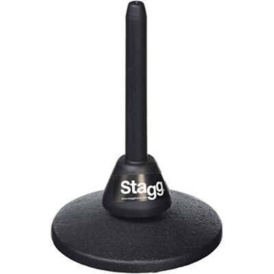 Stagg WIS-A40 Standaard voor fluit en klarinet met zware basis, zwart Stagg WIS-A40 Standaard voor fluit en klarinet met zware basis, zwart