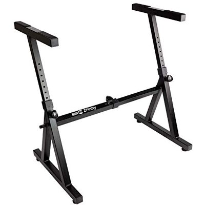 RockJam Z-Frame Heavy Duty Keyboard Stand voor Digitale Piano's en Toetsenbord Piano's Z-piano-toetsenbordstandaard met 8 hoogtes voor digitale piano, podiumpiano en MIDI-controller RockJam Z-Frame Heavy Duty Keyboard Stand voor Digitale Piano's en Toetsenbord Piano's Z-piano-toetsenbordstandaard met 8 hoogtes voor digitale piano, podiumpiano en MIDI-controller