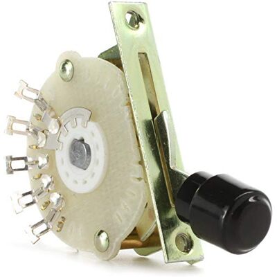Fender Custom Shop Tele 4-Positie Pickup Selector Schakelaar Telecaster schakelaar upgrade, 4-standen pickup selector, Custom Shop specificaties, breidt de klankmogelijkheden uit Fender Custom Shop Tele 4-Positie Pickup Selector Schakelaar Telecaster schakelaar upgrade, 4-standen pickup selector, Custom Shop specificaties, breidt de klankmogelijkheden uit