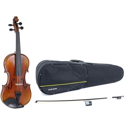 GEWA Viool, vioolset Serie Maestro 2 VL 4, 4/4 speelklaar incl. Formetui, Carbon boog en Il Cannone snaren GEWA Viool, vioolset Serie Maestro 2 VL 4, 4/4 speelklaar incl. Formetui, Carbon boog en Il Cannone snaren