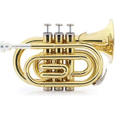 Classic Cantabile Brass TT-500 Bb Zakentrompet Messing, Messing gelakt Diameter beker: 105 mm, Boring: 11, 75 mm, Stemming: Bb, Gewicht zonder koffer: 0, 92 kg, Gewicht met koffer: 1, 68 kg Classic Cantabile Brass TT-500 Bb Zakentrompet Messing, Messing gelakt Diameter beker: 105 mm, Boring: 11, 75 mm, Stemming: Bb, Gewicht zonder koffer: 0, 92 kg, Gewicht met koffer: 1, 68 kg