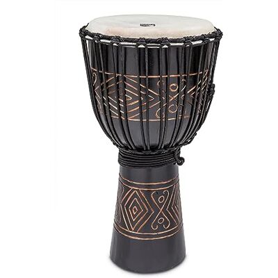 TOCA Djembe 12" Street Series met de hand gesneden, geitenvel TSSDJ-LBO Black Onyx TOCA Djembe 12" Street Series met de hand gesneden, geitenvel TSSDJ-LBO Black Onyx