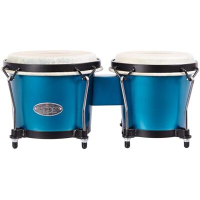 TOCA Synergy Wood Bongos 6" & 6 3/4" Matte Ocean Blue 2100OB TOCA Synergy Wood Bongos 6" & 6 3/4" Matte Ocean Blue 2100OB
