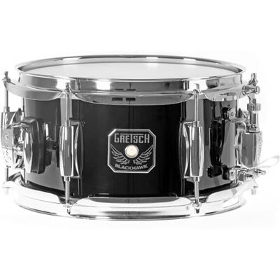 Gretsch SD Snare Drum Black Hawk Mighty Mini Full Range 7-laags populieren ketel Chrome hardware zwart 10"x5,5" BH-5510-BK Gretsch SD Snare Drum Black Hawk Mighty Mini Full Range 7-laags populieren ketel Chrome hardware zwart 10"x5,5" BH-5510-BK