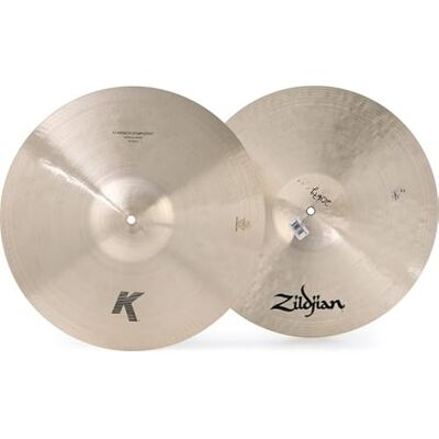 Zildjian ZJ K2211 18K klassiek Symphonic Medium Heavy Pair, orkestermal bekken 18 inch, rijk en complex donker geluid, groot dynamisch bereik, professioneel sympfonisch gebruik Zildjian ZJ K2211 18K klassiek Symphonic Medium Heavy Pair, orkestermal bekken 18 inch, rijk en complex donker geluid, groot dynamisch bereik, professioneel sympfonisch gebruik
