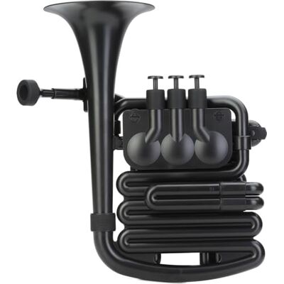 Nuvo jHorn in zwart met zwarte trim One Size N610JHBBK Nuvo jHorn in zwart met zwarte trim One Size N610JHBBK