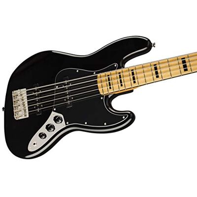 Fender Squier van Classic Vibe 70's Jazz Bass gitaar Jazz V Full Zwart Fender Squier van Classic Vibe 70's Jazz Bass gitaar Jazz V Full Zwart