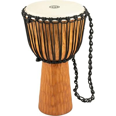 Meinl Percussion HDJ4-XL Wood Djembe, Headliner/Nile Series, Rope Tuned, 33,02 cm (13 inch) diameter (Extra Large), bruin Meinl Percussion HDJ4-XL Wood Djembe, Headliner/Nile Series, Rope Tuned, 33,02 cm (13 inch) diameter (Extra Large), bruin