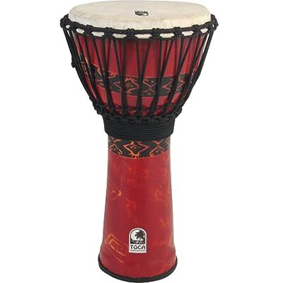 TOCA Djembe 12" Freestyle Rope Tuned Bali Red SFDJ-12RP TOCA Djembe 12" Freestyle Rope Tuned Bali Red SFDJ-12RP
