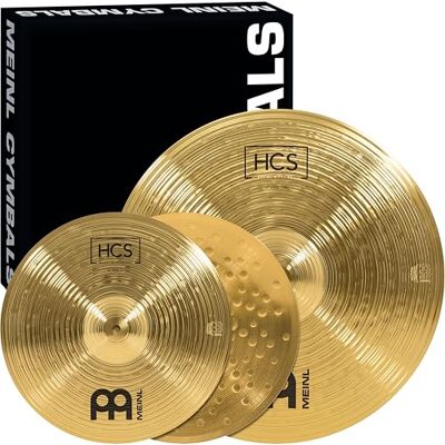 Meinl Cymbals Bekkenset HCS Basic — met 14 inch Hihat, 18 Crash-Ride drumbassin messing, traditionele afwerking (HCS1418) Meinl Cymbals Bekkenset HCS Basic — met 14 inch Hihat, 18 Crash-Ride drumbassin messing, traditionele afwerking (HCS1418)